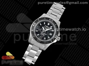 Superocean Automatic 44 EF Black/White Dial on SS Bracelet A2824