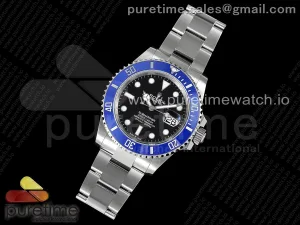 Submariner 41mm 126619 LB Blaue Keramik 904L Stahl VSF A2824