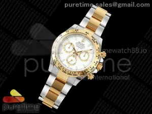 Daytona 126503 Clean White Dial on SS/YG Bracelet SH4131