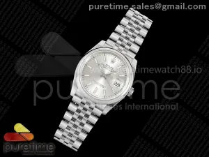 DateJust Ladies 28mm SS Polished Bezel VSF Silber Stick römisches Zifferblatt auf Jubilee Armband VS3235 V2