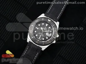 Sea Dweller 43mm 'IRBIS' DIWF Quadrante in carbonio su cinturino in nylon nero A2824
