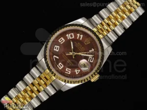 Date Just SS/YG Braun