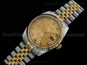 DateJust Men TT Jubilee Zifferblatt Gelbgold