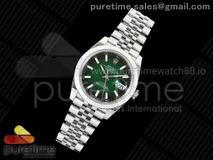 DateJust 41 126334 SEEK 904L Steel Green Ombre Dial on Jubilee Bracelet VR3235