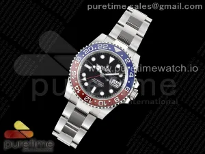 GMT-Master II 126710 BLRO Blau / Rot Keramik Clean Factory auf Oyster Armband DD3285 CHS
