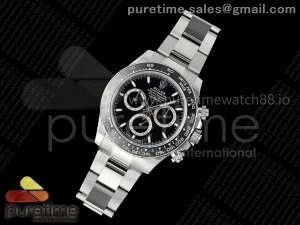 Daytona 126500 BTF Black Dial on SS Bracelet JH4131