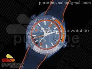 Planet Ocean 45.5mm Big Blaue echte Keramik VSF
