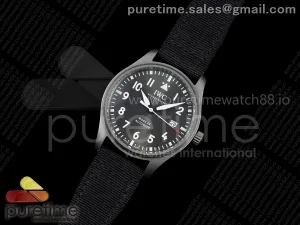 Mark XX Patrouille Suisse Titanium IW328209 M+F on Black Nylon Strap Miyota9015