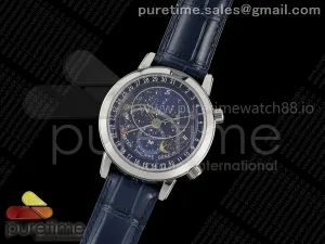 Grand Complications 6102 SS GRF Blue Dial on Blue Leather Strap A240