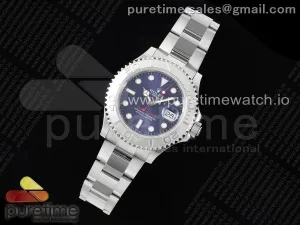 Yacht-Master 126622 904L Stahl VRF Blau Zifferblatt auf SS Armband VR3135