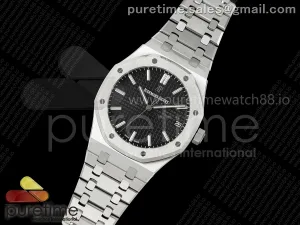 Royal Oak 41mm 15500 SS JF Black Dial on SS Bracelet SA4302