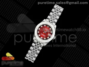 DateJust 31 SS GMF Red Dial on Jubilee Bracelet A2824