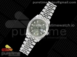 DateJust 36 126234 Clean 904L Steel Green Leaf Dial on Jubilee Bracelet VR3235