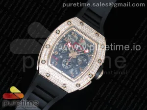 RM011 RG Cronografo Diamanti