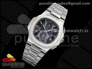 Nautilus 5990 SS 2F Blue Dial on SS Bracelet A520