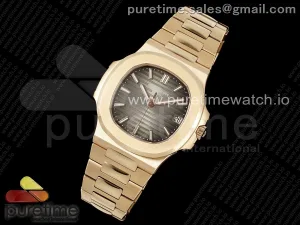 Nautilus 5711 RG PPF Brown Dial on RG Bracelet A330