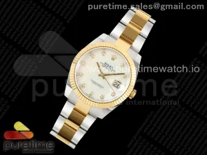 DateJust 41 126333 SS/YG ARF 904L Steel White MOP Diamonds Dial on SS/YG Oyster Bracelet SH3235