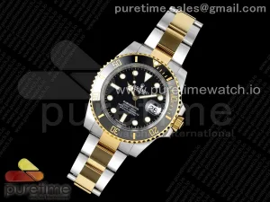 Submariner 116613 LN NTF 904L SS Caja y brazalete VS3135