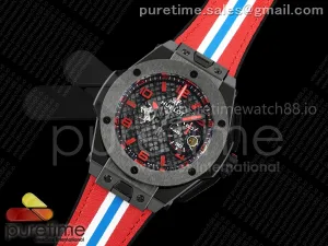Big Bang Ferrari Speciale Ceramic HBBF on Red Gummy Strap A1241