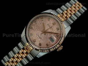 DateJust Men TT Jubilee Zifferblatt Rose