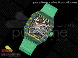 RICH Maker's RM67-02 Green NTPT Sprint Van Niekerk Skeleton Dial CRMA7