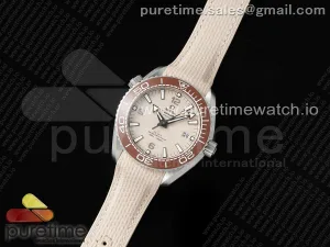 Planet Ocean 43.5mm SS VSF Brown Bezel Sand Dial on Sand Rubber Strap A8900