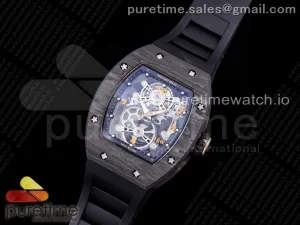 RM17 Tourbillon Lunetta in carbonio OXF