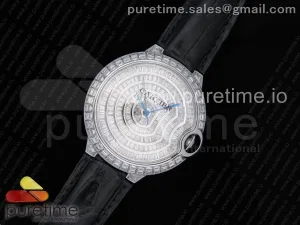 Ballon Bleu 42mm SS Diamants