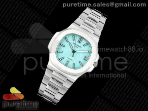 Nautilus 5711 DDF Tiffany Blue Dial on SS Bracelet DD324