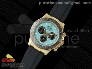 Daytona 126518 AVF Tiffany Blue Dial on Oysterflex Strap DD4131 (Mod)