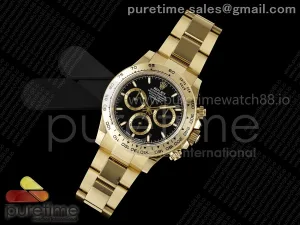 Daytona 126508 AVF Black Stick Dial on YG Braclet DD4131 (Mod)