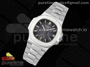 Nautilus 5711 SS PPF Gray Dial on SS Bracelet A330 V5