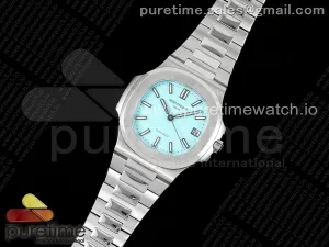 Nautilus 5711 Tiffany GRF Tiffany Esfera azul en la pulsera SS 324CS