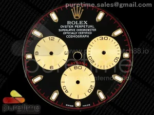 SWF Daytona 116508/116518 Black/YG Dial