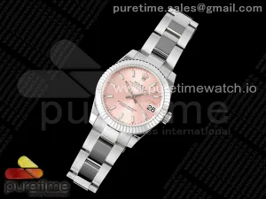 DateJust 31 278274 SS GMF 904L Steel Pink Stick Dial on Oyster Bracelet A2824