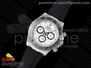 Daytona 126500 BTF White Dial on Oysterflex Strap JH4131