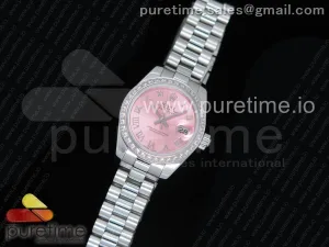 Datejust 28 Ladies SS Rosa