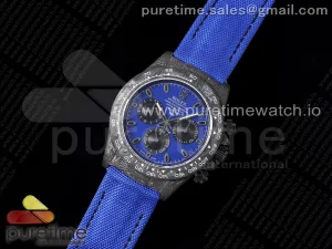 Daytona DIW Carbon N6F Blue/Black Dial on Blue Nylon Strap SA4130 V2