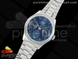 Portugieser Automatic 42mm SS APSF Blue Dial on SS Bracelet A52010