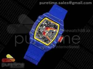 RICH Maker's RM67-02 Blue NTPT Fernando Alonso Skeleton Dial CRMA7