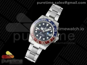 GMT Master II 126719 BLRO 904L SS APSF Esfera azul en la pulsera Oyster VR3285 CHS