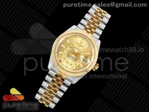 Skydweller 336933 SS/YG Noob YG Dial on SS/YG Jubilee Bracelet A9002 V2