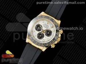 Daytona 116518 QF Meteorite Esfera on Oysterflex Correa de caucho SA4130