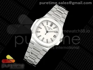 Nautilus 5711 DDF White Dial on SS Bracelet DPB330 V2